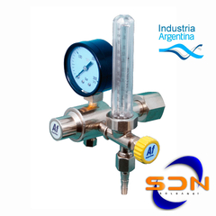 Válvula Regulador Mini c/flow CO2 ARGENFLOW AF5850