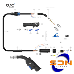 Torcha MIG ARC M1 - comprar online