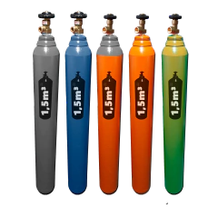 Cilindro 1.5m³ 10Lt. 7.5kg R075. D140 P/gas Sello Iram - comprar online