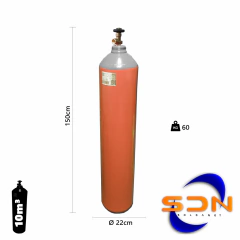 Cilindro 10m³ 51Lts. 50kg R075. D244 P/gas Sello Iram en internet