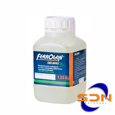 Decapante para Inoxidable y Aleaciones DECAPAX 33 x1.25Kg