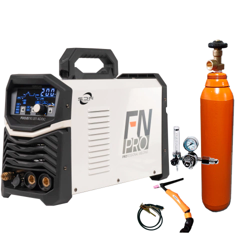 Soldadora TIG Inverter FNPRO FOCUSTIG 201 ACDC + COMBO - comprar online
