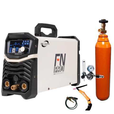 Soldadora TIG Inverter FNPRO FOCUSTIG 201 Pulse + COMBO - comprar online