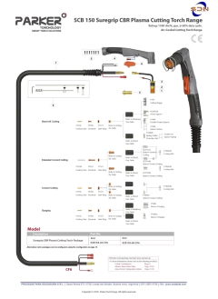 Electrodo Plasma CB150 PARKER - SOLDANET