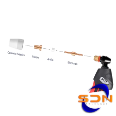 Electrodo Largo Plasma PT31 - SOLDANET