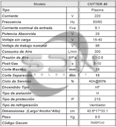 Equipo de Corte Plasma RMB CUTTER 40 - comprar online