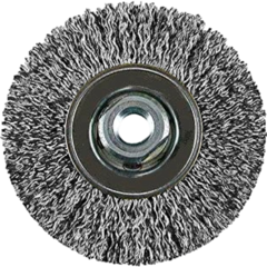 Cepillo FPL Circular Rizado High Speed Inox Diam. 115 M14 (RE14007) - comprar online