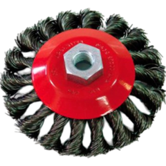 Cepillo FPL Cónico Trenzado Diam. 96 Eje M14 (THC1005) - comprar online