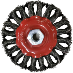 Cepillo FPL Circular Trenzado Simple Diam. 115 Eje M14 (TA115105) - comprar online