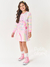 Vestido infantil manga longa rosa barbie Cinti 12321 na internet