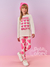 Conjunto infantil blusa manga longa e legging corações rosa Cinti 12406 na internet