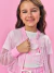 Conjunto infantil três peças rosa Cinti 12585 - Petit Colorê | Moda Infantil, roupa de Menina, Menino e Bebê 