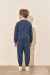 Conjunto infantil blusão e calça moletom azul marinho Diverto 17847 - Petit Colorê | Moda Infantil, roupa de Menina, Menino e Bebê 