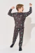 Pijama infantil manga longa dino chumbo Divertto 17912 na internet