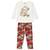 Conjunto infantil inverno flores branco Milon 758 na internet