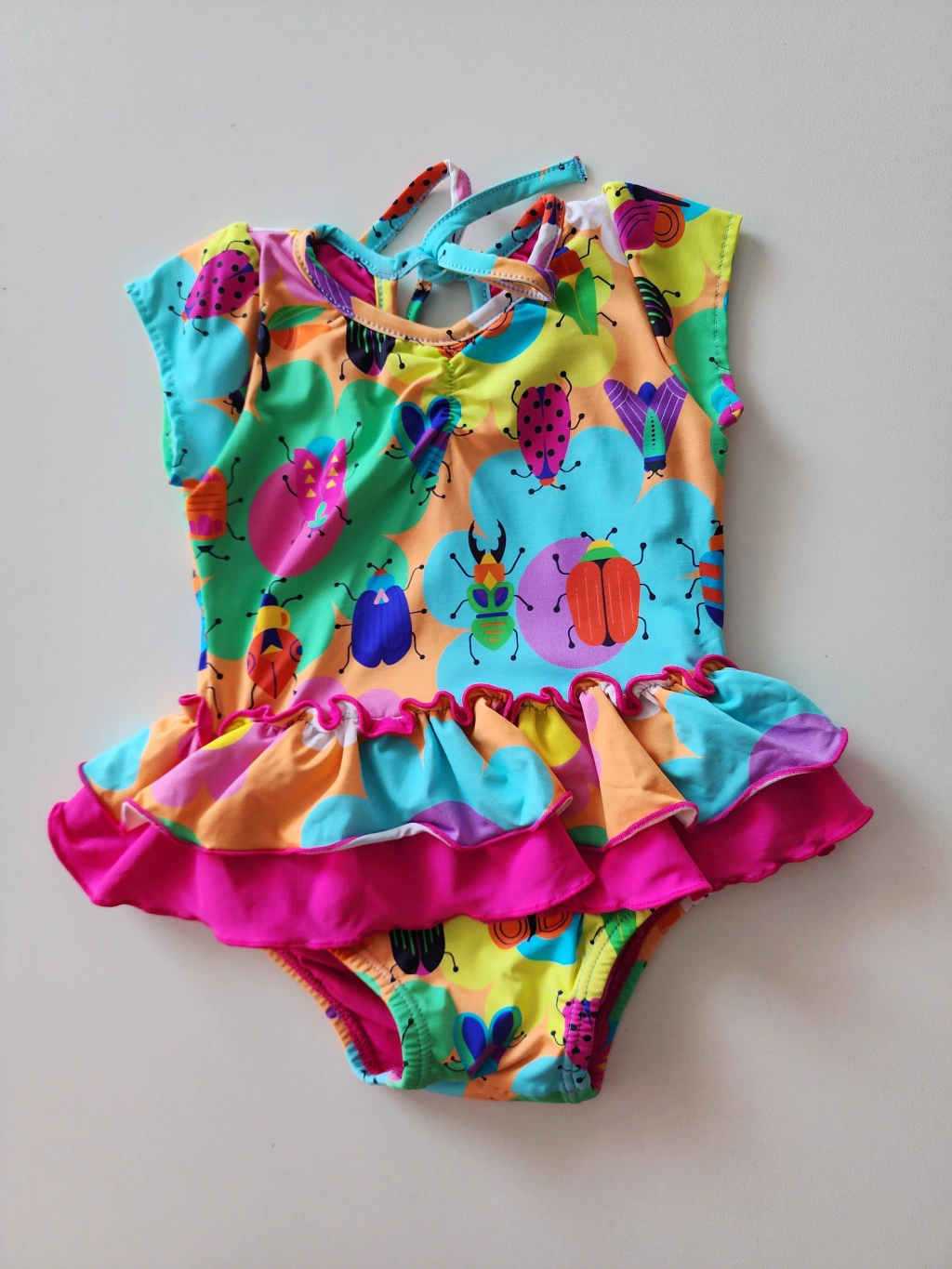 Maiô infantil bebê insetos coloridos Siri Kids 37557