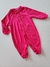 Macacão bebê suedine rosa Charpey 24538