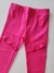 Legging infantil cotton babado pink Charpey 24532 - comprar online