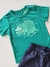 Conjunto infantil dino verde Alphabeto 59255 - comprar online