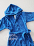 Roupão infantil Junior azul royal Siri Kids 38531 - comprar online