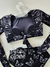 Biquini teen Lais shine preto Siri Kids 38340 - loja online