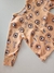 Cardigan bebê suedine leão laranja Alenice 42831 - comprar online