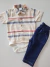 Conjunto bebê body camisa listrada Tilly Baby 2902