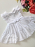 Vestido infantil branco Le Jardin Petit Cherie 044