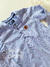 Bata infantil em tricoine listrada azul Charpey 28844 na internet