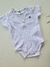 Body infantil bata piquet branco Charpey 28693