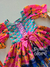 Vestido infantil arraia baum demais verde e rosa Alphabeto 60332 - comprar online