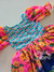 Vestido infantil arraia baum demais verde e rosa Alphabeto 60332 - Petit Colorê | Moda Infantil, roupa de Menina, Menino e Bebê 