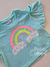 Blusa infantil arco íris azul Catavento 14885 - comprar online