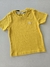 Camiseta infantil em suedine amarelo Charpey 28858