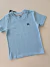Camiseta infantil em suedine azul Charpey 28858