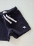 Bermuda bebê moletom sem felpa azul Charpey 18037 - comprar online
