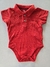 Body bebê polo piquet vermelho Charpey 18028
