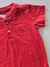 Body bebê bata meia malha vermelho Charpey 18029 - comprar online