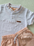 Conjunto bebê body bata flame e bermuda tricoline Charpey 18065 - comprar online