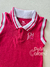 Vestido infantil piquet gola polo rosa Charpey 17168 - comprar online