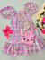 Vestido infantil gatinhos com bolsa Cinti 12081 na internet