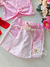 Conjunto infantil manga bufante ursinho rosa Cinti 12121 - comprar online