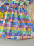 Vestido infantil monstrinhos quadradinhos Alphabeto 60490 na internet
