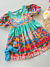 Vestido infantil reino encantado esmeralda Alphabeto 60485