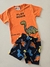 Conjunto infantil dino play laranja Kyly 363
