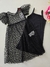 Vestido infantil preto com sobreposição tule Kyly 252