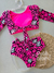 Biquini teen cropped manga longa Lais Smile Siri Kids 39340 - loja online