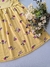 Vestido infantil floral amarelo Kyly 194 na internet