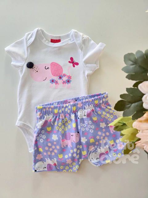 Conjunto bebê cachorrinho Kyly 423