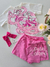 Conjunto infantil Rapunzel Disney Animê 5865